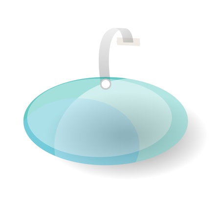 Vetcor blue abstract web elementのイラスト素材