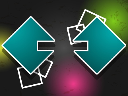 Vector abstract web elementのイラスト素材