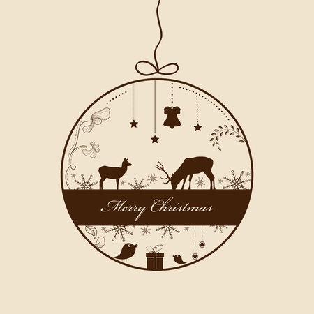 Vector christmas ballのイラスト素材