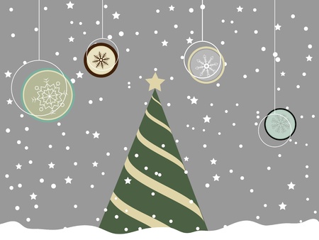 Christmas greeting cardのイラスト素材