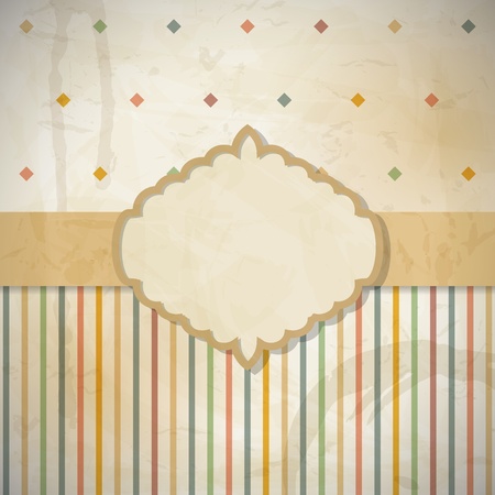 Vector vintage pattern for  invitationのイラスト素材