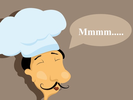 Menu pattern with chefのイラスト素材
