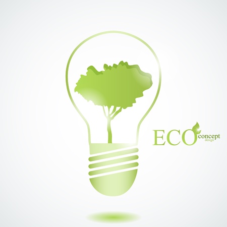 Eco concept designのイラスト素材