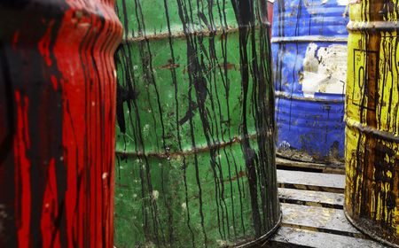 Oil barrels