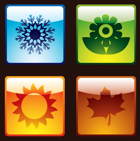 Four seasonsのイラスト素材