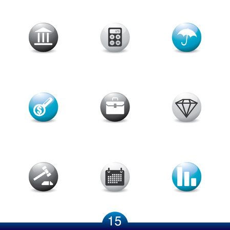 Icon series 15 - financeのイラスト素材