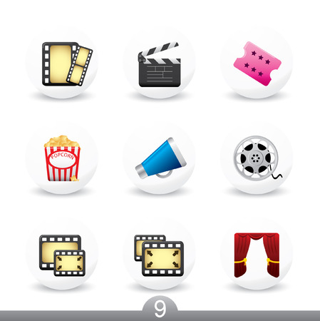 Movie icons...series no.9のイラスト素材