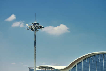 Pudong airport beacon Towerのeditorial素材