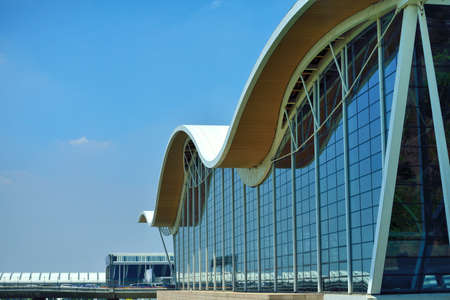 Pudong airport terminal buildingのeditorial素材