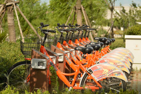 Free public bicyclesのeditorial素材