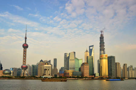 Shanghai Lujiazui complexのeditorial素材