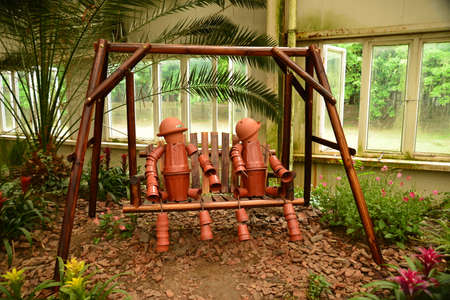 Garden sculptureの写真素材