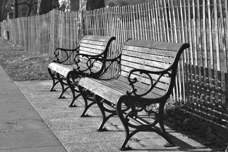 Park benchの写真素材