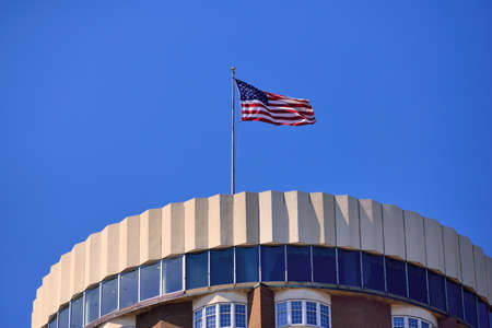 Dome on the United States flagのeditorial素材