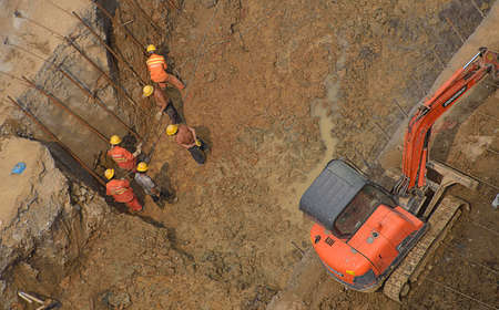 Road repair siteのeditorial素材