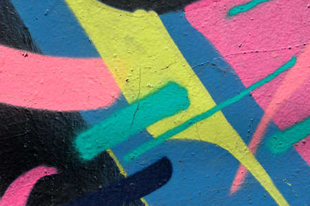 Color shading graffitiのeditorial素材