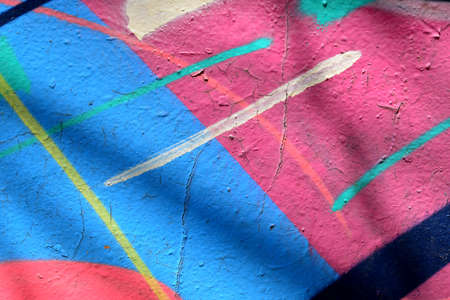 Color shading graffitiのeditorial素材