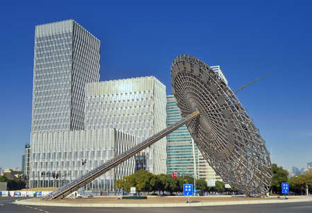 Shanghai Century Avenue sundial sculpture