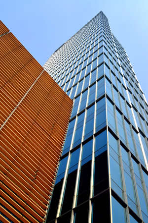 Modern building overhead