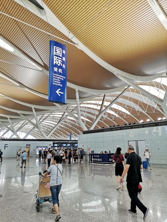 Pudong Airport Terminalのeditorial素材
