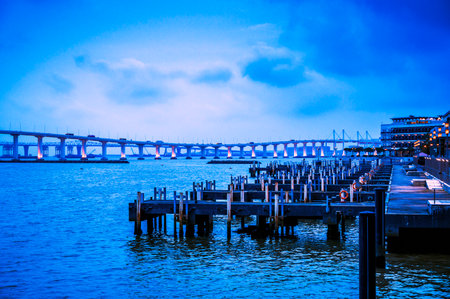 Pier in San Francisco, California, United States of America.の写真素材