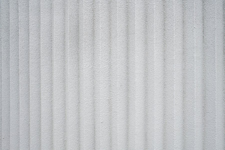 white corrugated sheet metal texture for background and design art work.
