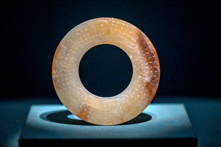 Sapphire gemstone on display at the Egyptian Museum in Istanbul