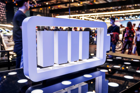 Piece of furniture at EICMA, international motorcycle exhibition in Milan.の写真素材