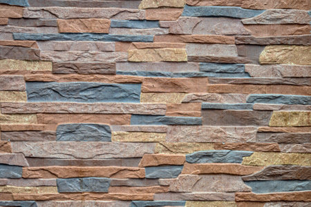 pattern of decorative slate stone wall surface for background and design art work.