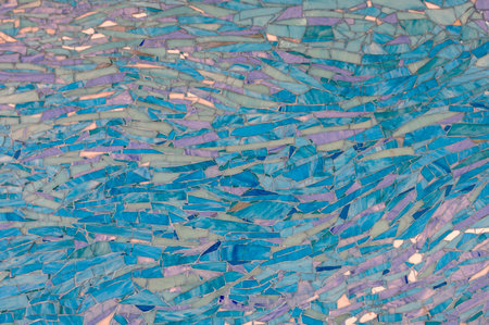 Colorful broken glass texture. Abstract background and texture for design.の写真素材