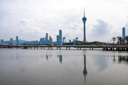 View of Shanghai Pudong skyline in Shanghai, China