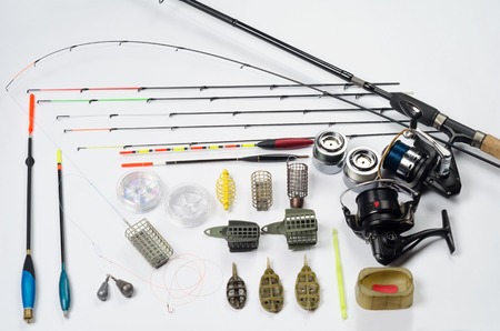 fishing tackle and accessoriesの写真素材