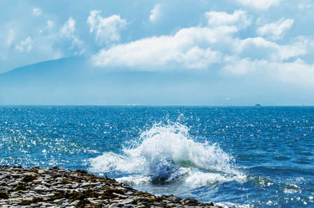 Black sea coast, summer seascape