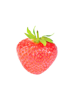 strawberry isolated on white backgroundの写真素材