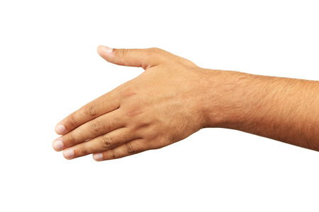 Male hand gesturesの写真素材