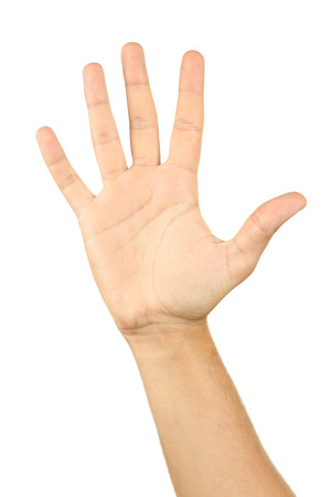 Male hand gesturesの写真素材