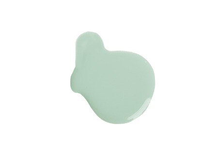 Nail polish drop isolated on whiteの写真素材