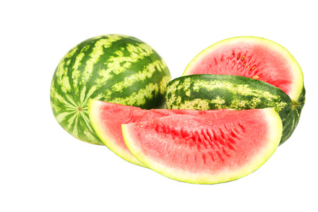 Watermelon isolated on whiteの写真素材