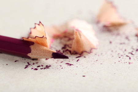 Drawing colourful pencil on a white background, close upの写真素材