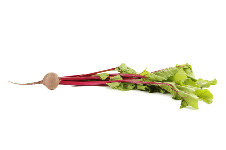 Fresh beets isolated on a white background