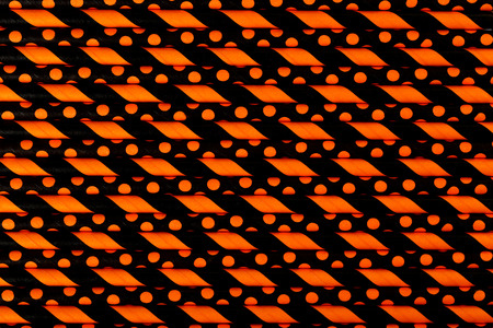 Striped drink straws background, close upの写真素材