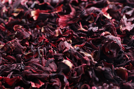 Heap of dry tea backgroundの写真素材