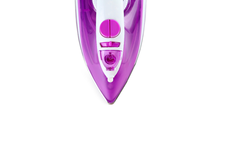 Electric iron isolated on a whiteの写真素材