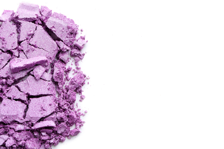 Makeup eyeshadow on a white backgroundの写真素材