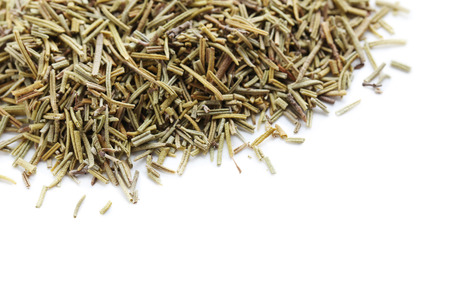 Dry rosemary isolated on a white backgroundの写真素材