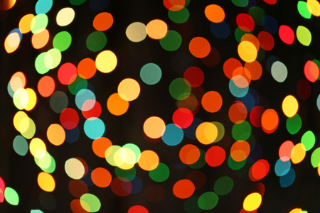 Abstract colourful bokeh backgroundの写真素材