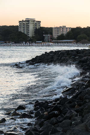 Seaside vacation photos 19 - The shore during the golden hourの写真素材
