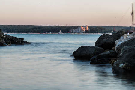 Seaside vacation photos 19 - The shore during the golden hourの写真素材