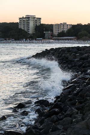 Seaside vacation photos 19 - The shore during the golden hourの写真素材