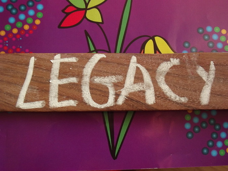 word legacy on an abstract backgroundの写真素材